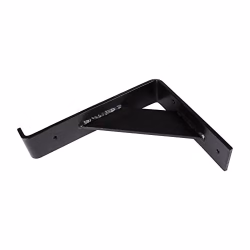 Hammer and Tongs Gallows Style Scaffold Iron Shelf Brackets, Black, Pack of 2 – 2