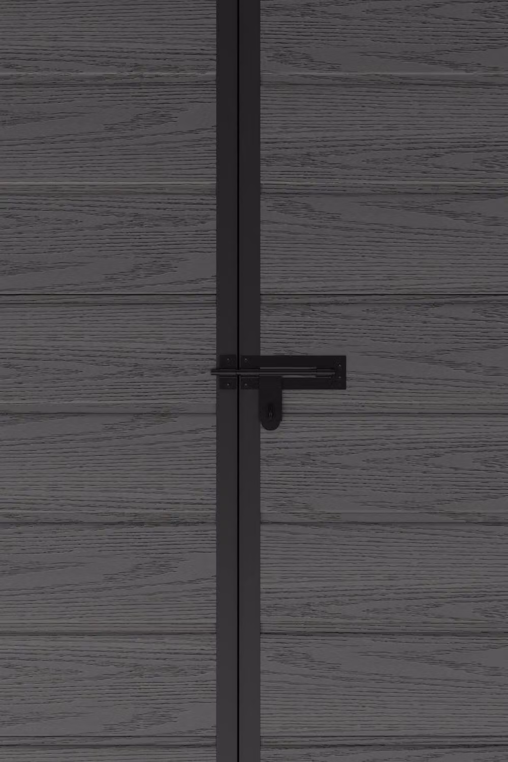 Living and Home Dark Grey Pent Outdoor Garden Tool Storage Shed with Double Doors, W: 152.4 cm, D: 91.44 cm, H: 170 cm – 5