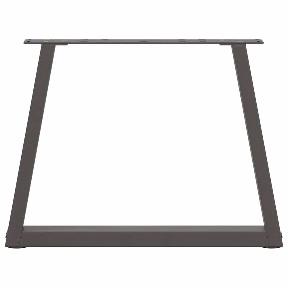 Berkfield Home Modern V-Shape Dining Table Legs, 2 Pieces, Anthracite Grey, H: 70 cm, W: 42-43.3 cm – 3