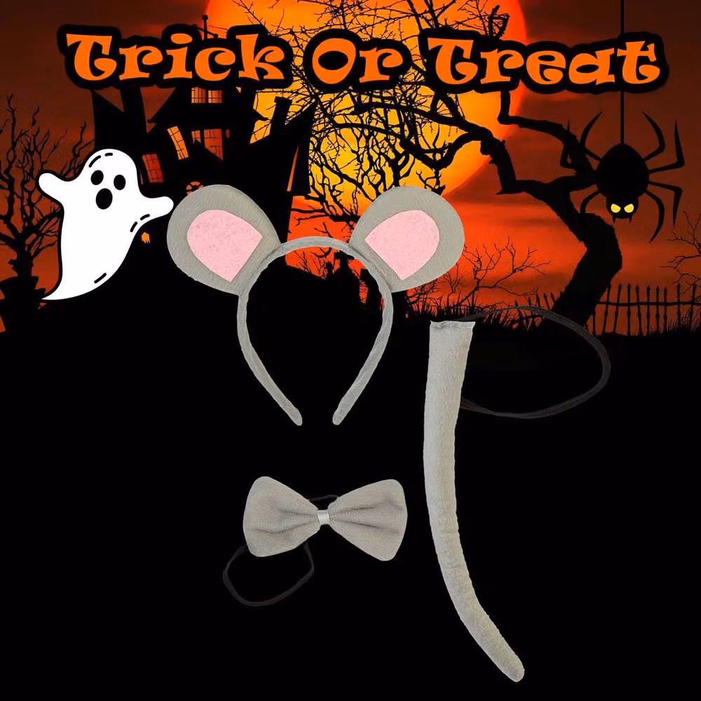 VFM e-Store Halloween Dress Up Set Party Accessories in Grey – 3
