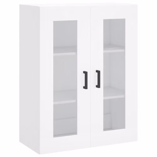 vidaXL Wall Mounted Cabinet in White, W/D/H: 69.5 x 34 x 90 cm
