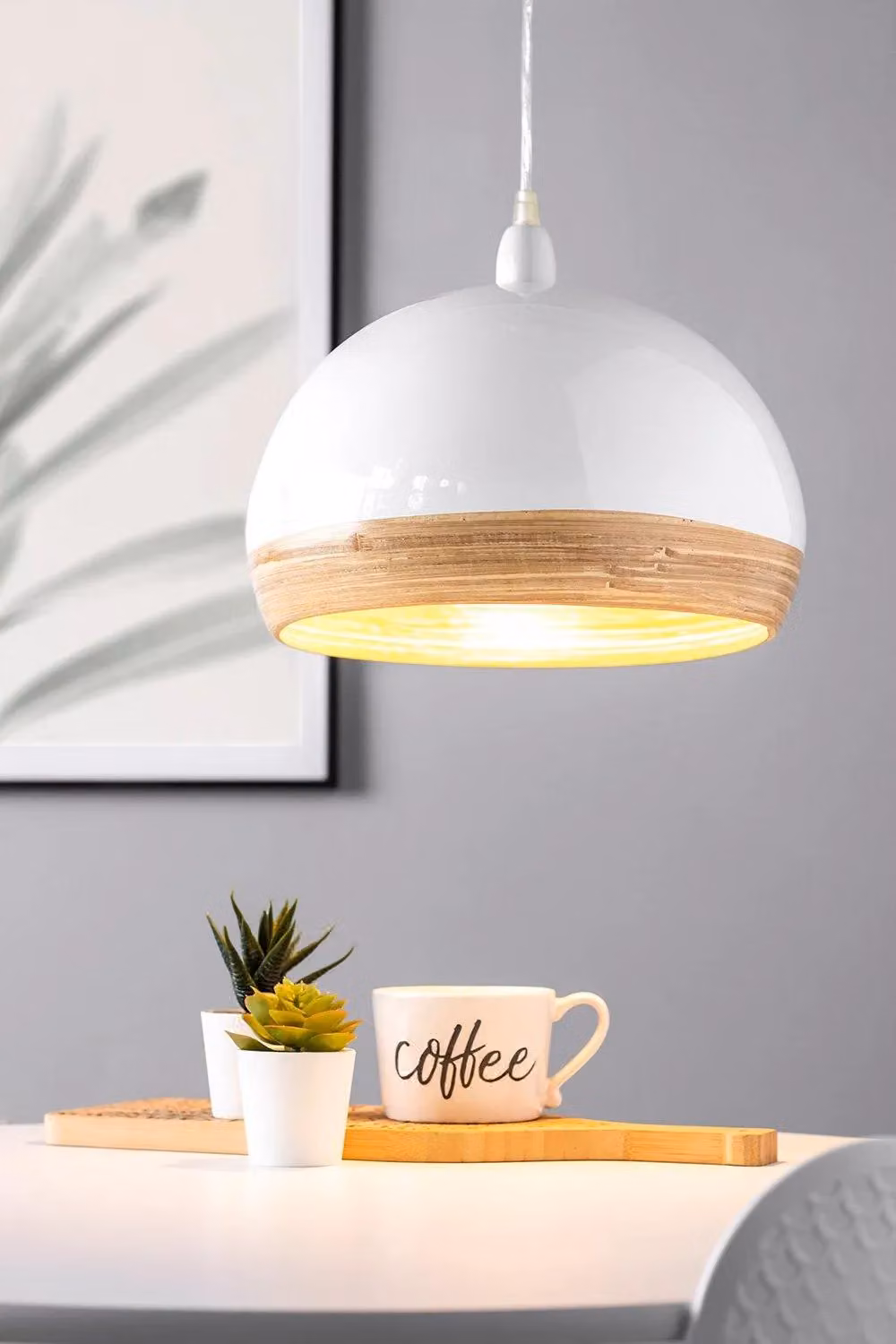 BHS Lighting Modern White Dome Easy Fit Light Shade – 2