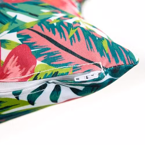 ICON Set of 2 Waterproof Indoor and Outdoor Floral Cushions in Pink and Multicolour, W/D/H: 43 x 43 x 43 cm – 7