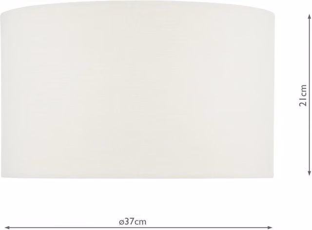 Dar ESA1502 White Fabric and PVC Cylinder Product