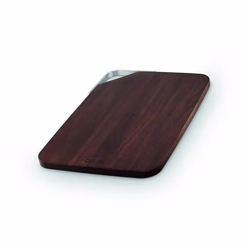 Sur La Table Rectangular Solid Wood Chopping and Serving Board with Handle in Brown – 1