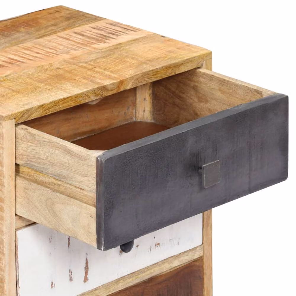 Berkfield Home Beautiful Bedside Cabinet in Brown Solid Mango Wood W/D/H: 40 x 30 x 60 cm – 3