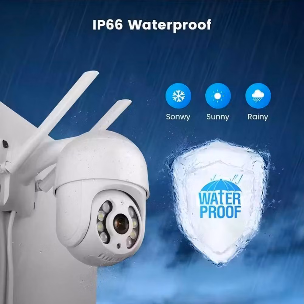 Ventryn 8MP Wireless IP Outdoor Smart Home Security Camera with Audio, White – 2