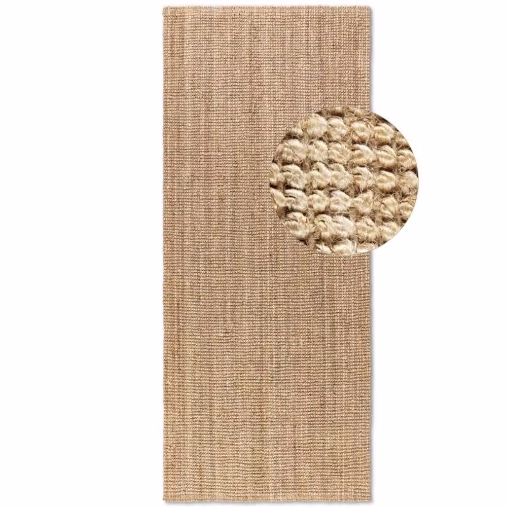 THE RUGS Handwoven Flatweave Jute Rug in Beige, W: 160 cm, L: 230 cm – 2