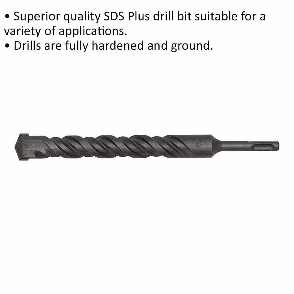 Loops SDS Plus Drill Bit, Grey and Multicolour, Diameter: 26 mm, Length: 250 mm – 2