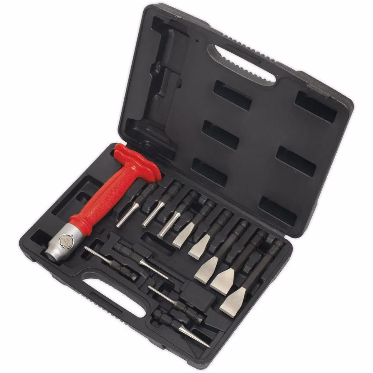 Loops 13 Piece Interchangeable Punch and Chisel Set in Multicolour with Storage Case – 3