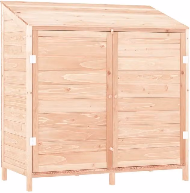 Berkfield Home Rustic Low Cabinet in Beige Wood, W/D/H: 102 x 52 x 112 cm