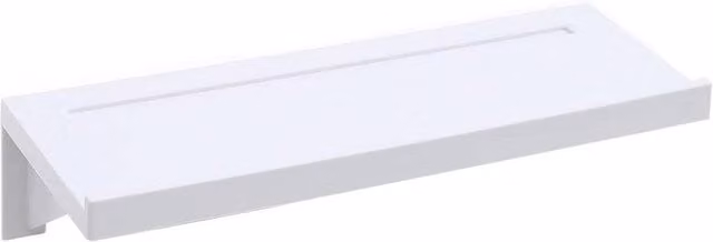 Kelvenix White Self-Adhesive Floating Wall-Mounted Storage Shelves
