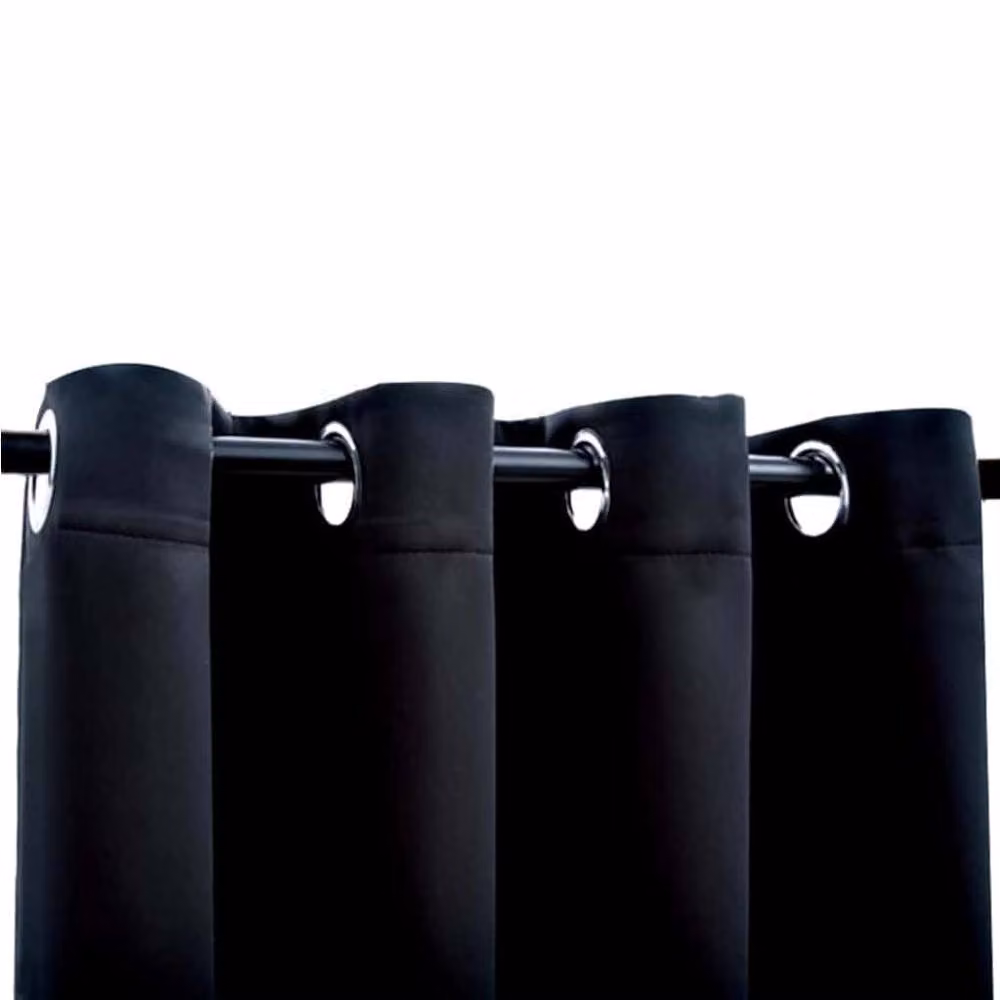 Berkfield Home Blackout Curtains with Eyelets, 2 Pack, Black, W: 140 cm, H: 175 cm – 4