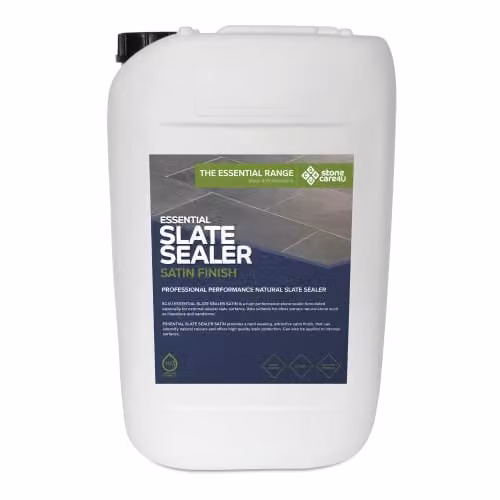 StoneCare4U Slate Sealer Satin 25L Transparent Waterproof Gloss Enhancement Exterior Natural Stone Sealant for Sandstone, Limestone and Slate – 1