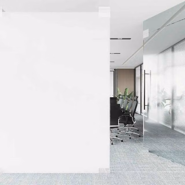 Berkfield Home Soft Static Frosted Window Film, 5 Pieces, Transparent White PVC