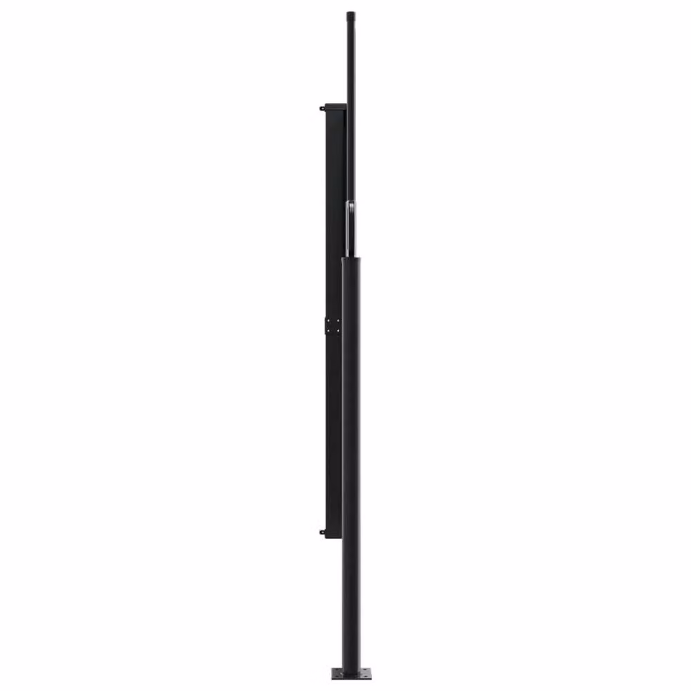 Berkfield Home Retractable Side Awning in Black, Wall-Mounted Polyester, W/H: 600 x 180 cm – 3