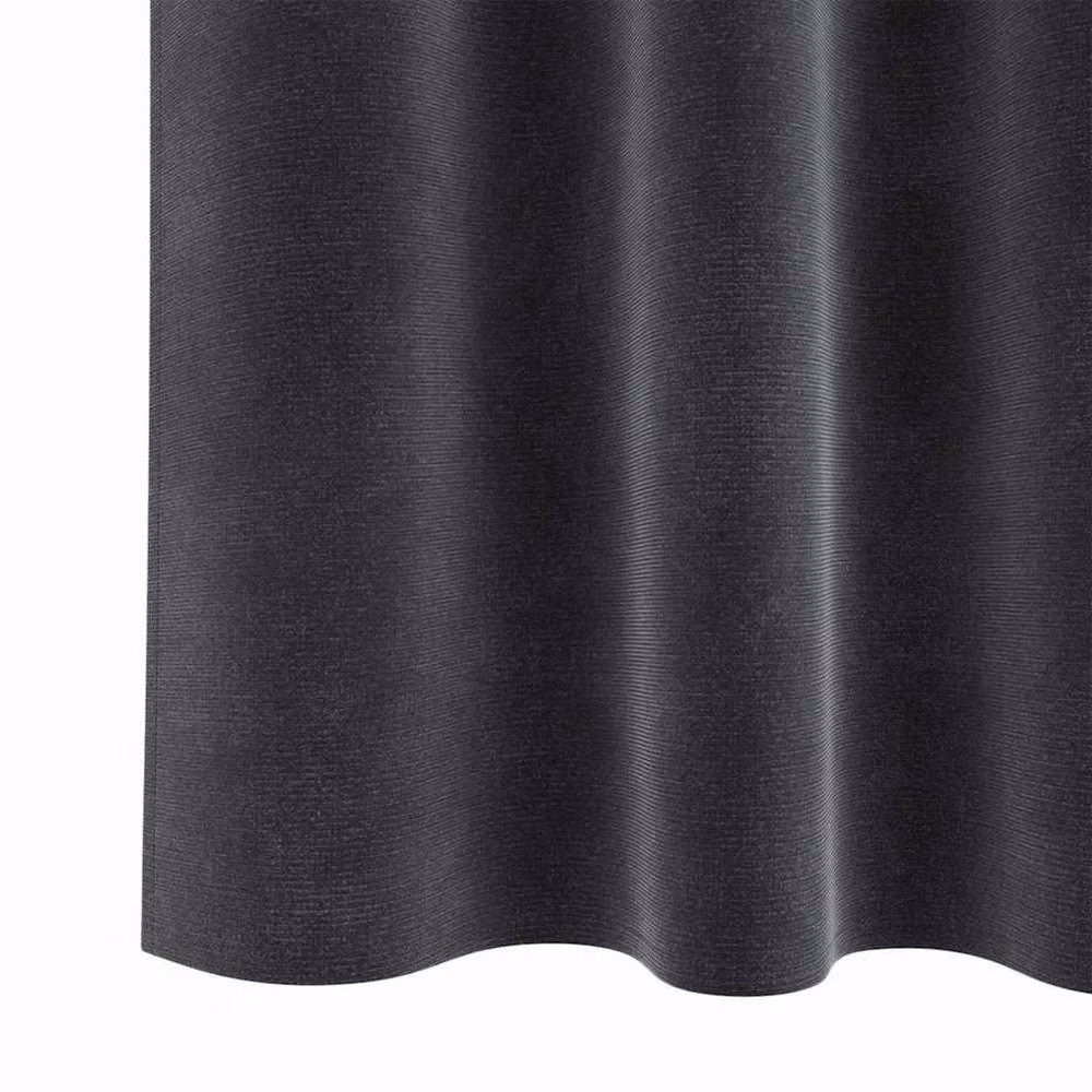 Berkfield Home Elegant Dark Grey Velvet Blackout Curtains with Top Tape, 2 Pack – 4