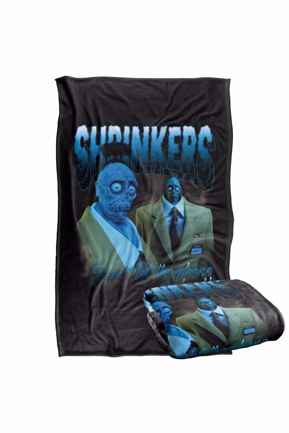 LOGOVISION Beetlejuice 2 (2024) Shrinkers Homage Super Soft Fleece Throw Blanket, Multicolour, W/D/H: 91 x 147 x 1 cm – 6
