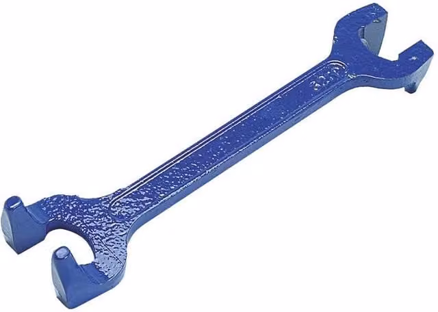 Monument 327R Heavy-Duty Basin Wrench 1/2in & 3/4in, Blue