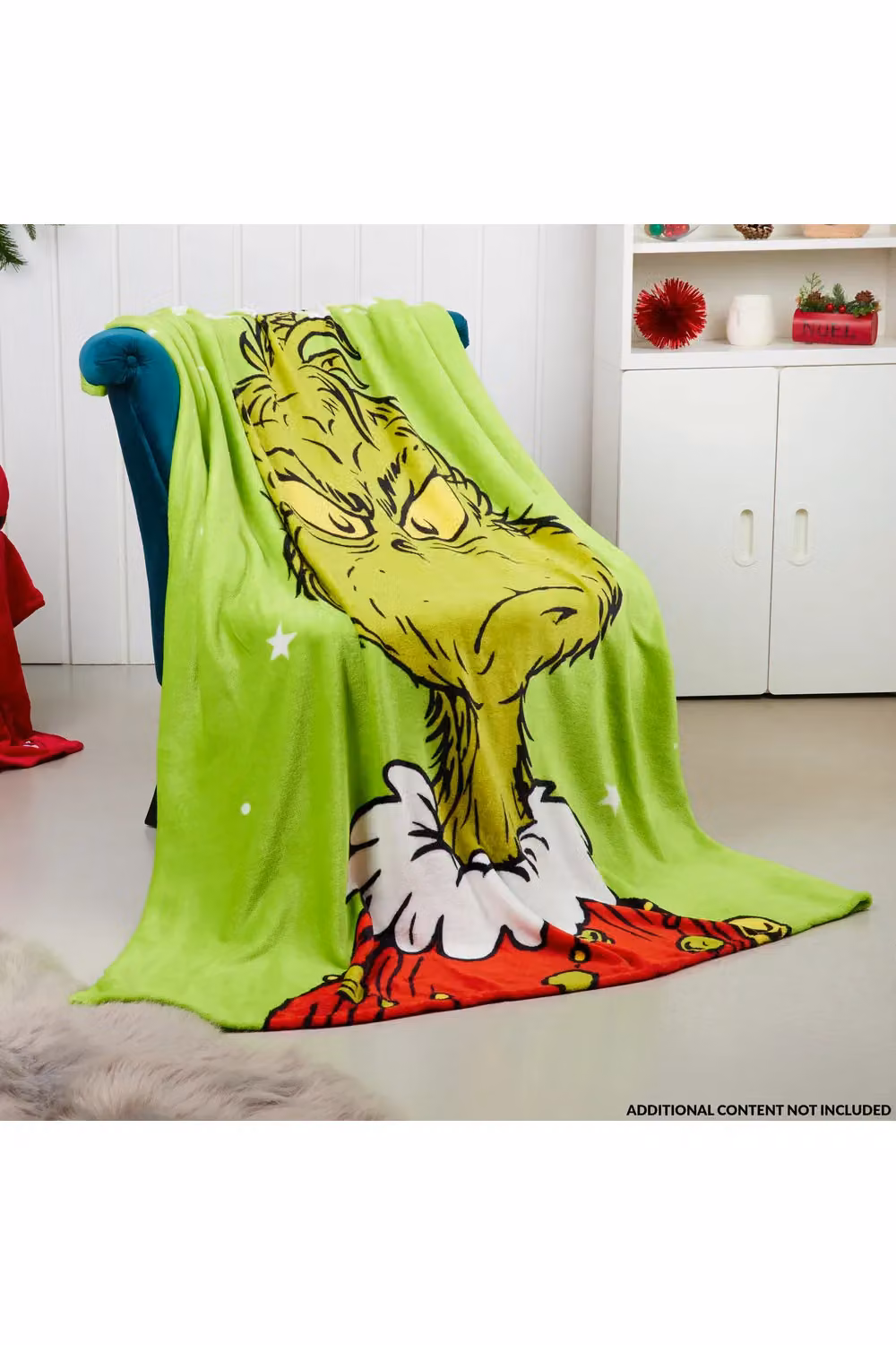 Carbotex Green Fluffy Hooded Fleece Blanket for Adults – 5