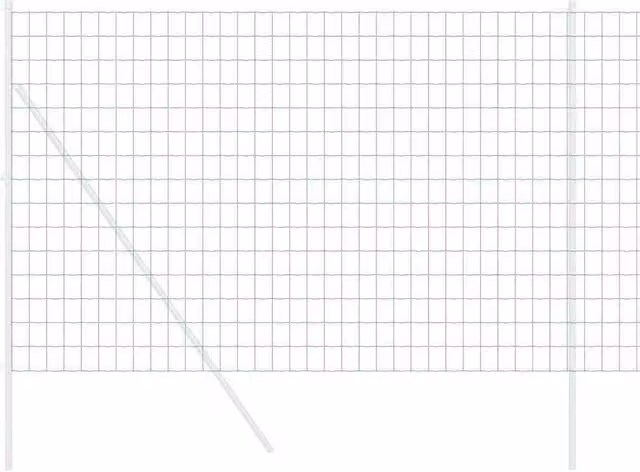 Berkfield Home Green Euro Fence PVC Coated Steel, W: 10 m, H: 1.5 m – 1