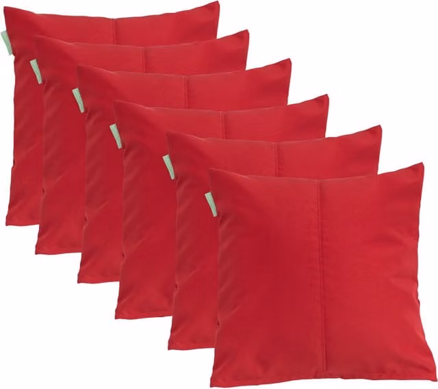 Gardenista Premium Red Square Garden Scatter Cushion, 45.72 cm