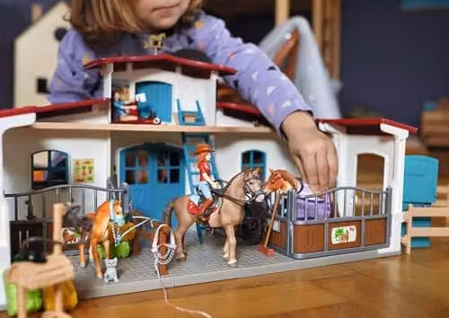 Schleich Horse Club Lakeside Riding Center 115-Piece Multicolour Farm Playset – 4
