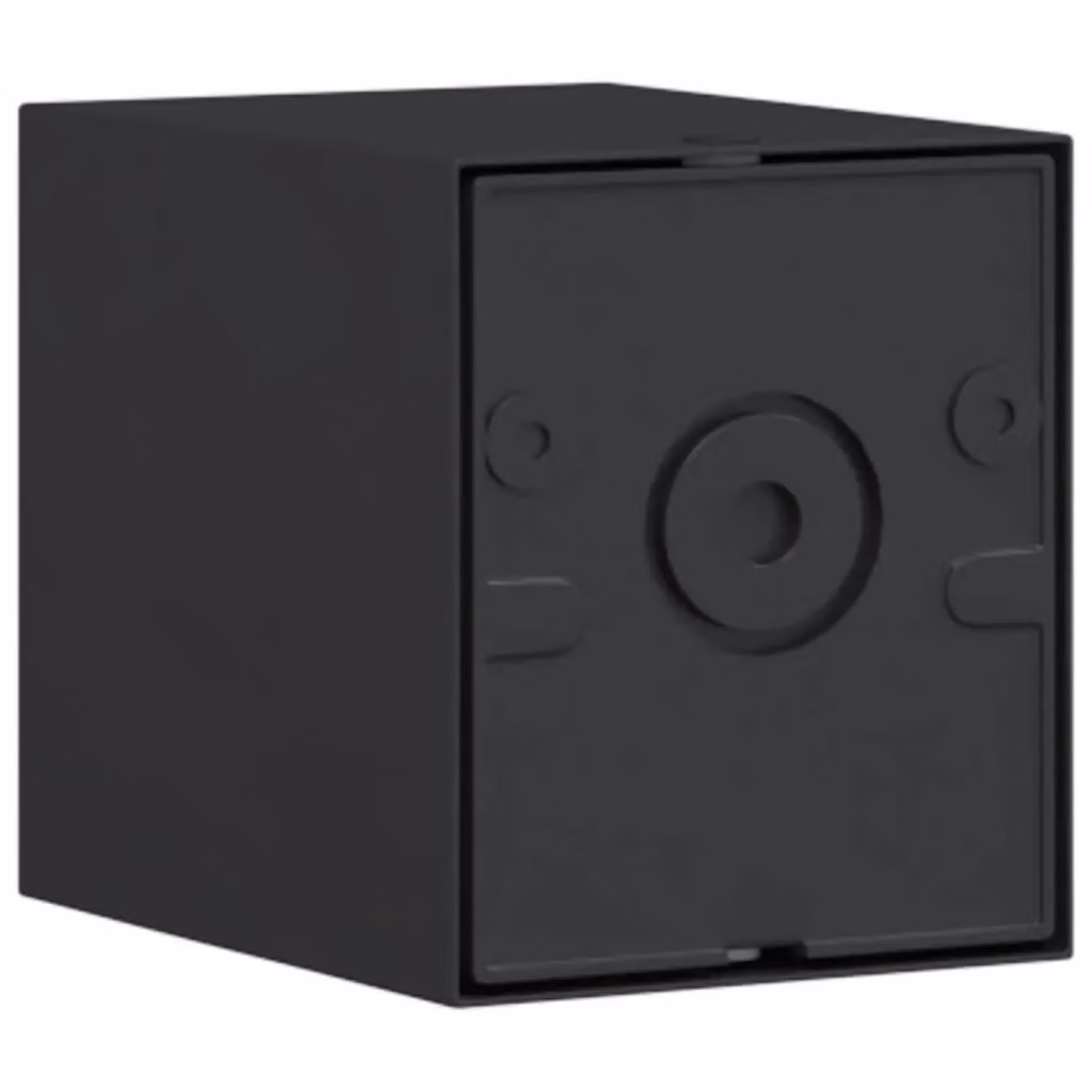 Berkfield Home Set of 2 Modern Black Die-cast Aluminium and Glass Outdoor Wall Lights – 4