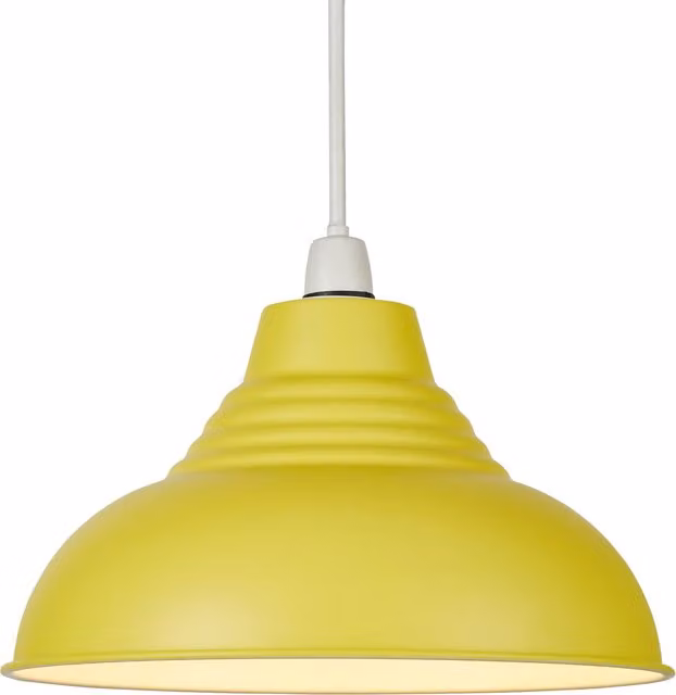 Litecraft Glow Dome Easy-Fit Modern Light Shade in Yellow
