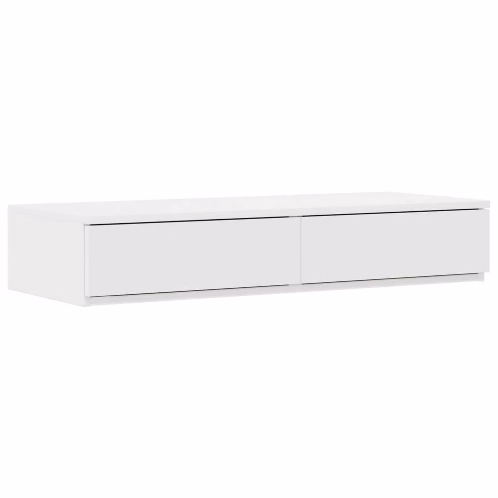 Berkfield Home White Bed Drawers in Engineered Wood W/D/H: 80 x 36 x 5 cm – 1
