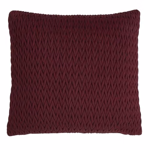 Ulster Weavers Amory Red Velvet Square Cushion, W/D/H: 43 x 43 x 43 cm – 3