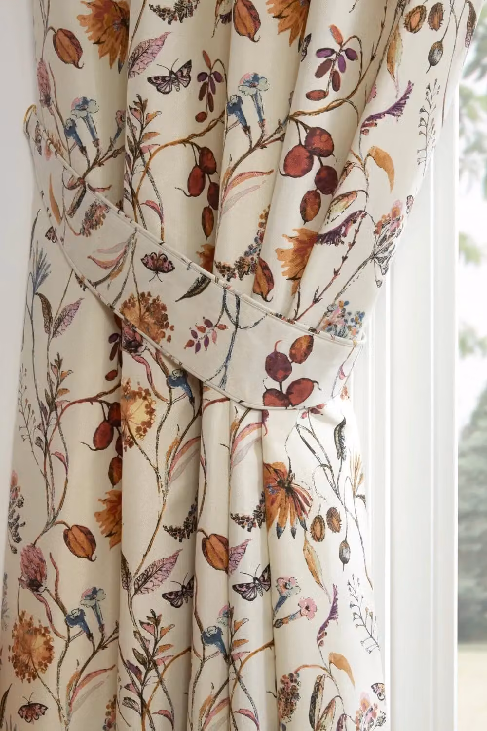 Sundour Grove Floral Ready Made Curtains, Multicolour, Width: 117 cm, Drop: 229 cm – 2