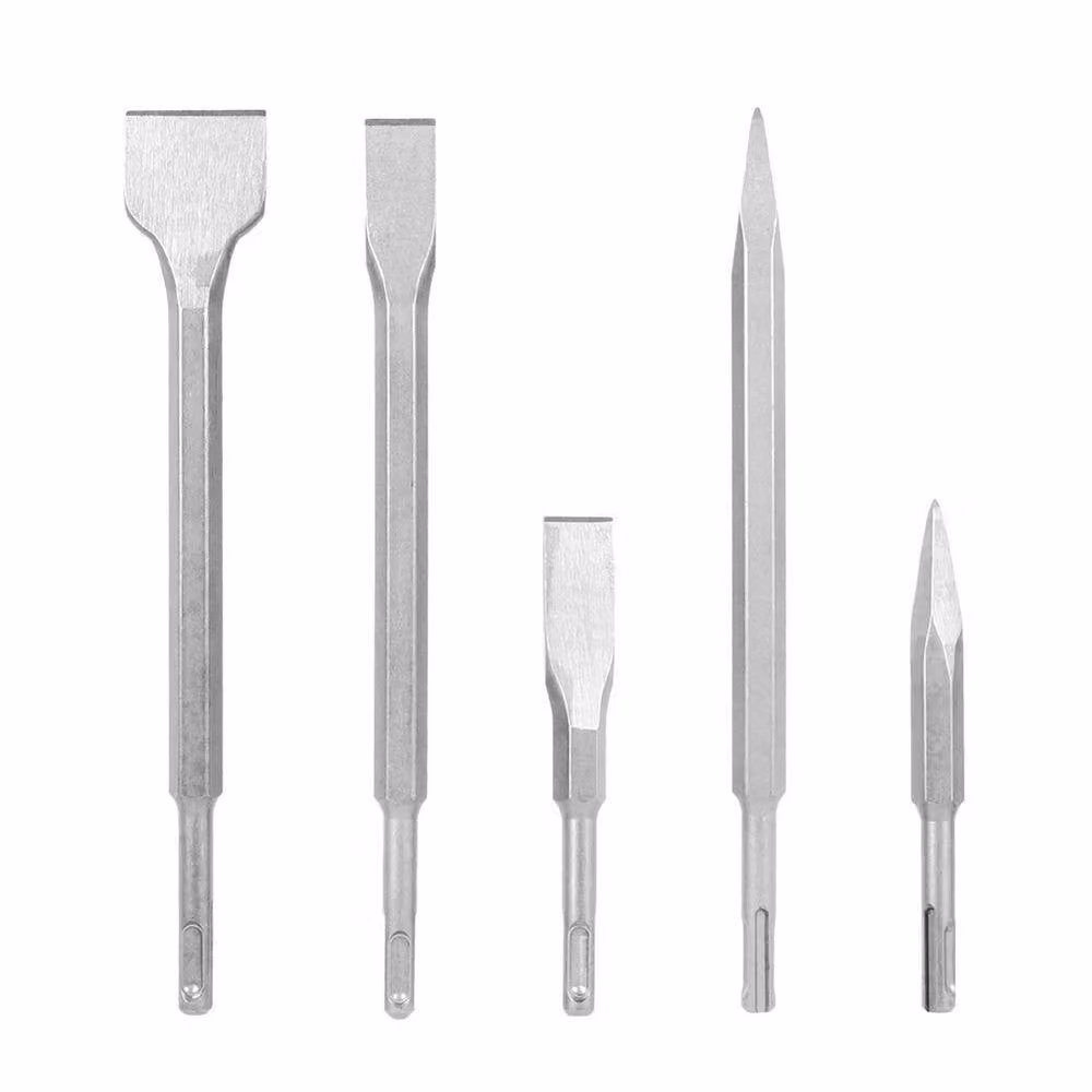 VOGREX 17 Piece Concrete Tile Brick SDS Drill Tool Kit in Silver, W: 1000 cm, H: 52 cm, D: 52 cm – 5