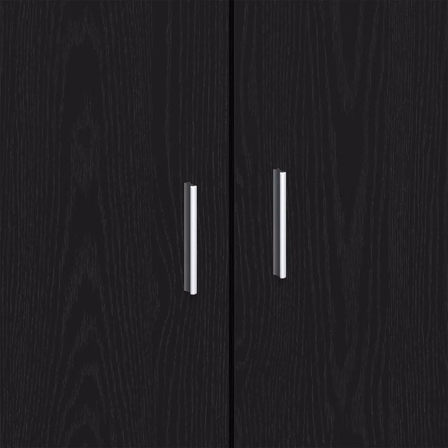 Berkfield Home Black Oak Sideboard in Matt Engineered Wood, W/D/H: 92 x 35 x 75 cm – 5