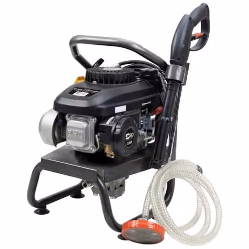 SIP Tempest CW-P 145AX Petrol Pressure Washer in Silver and Black with 3.2hp Engine, 145 Bar Pressure and 420L/hr Suction