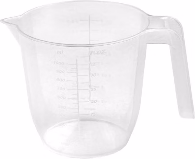 Wham Transparent Plastic 1 Litre Measuring Jug