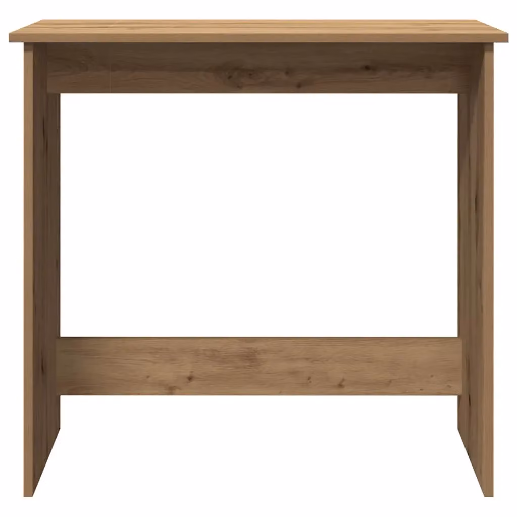 Berkfield Artisan Oak Writing Desk in Brown, W/D/H: 80 x 40 x 75 cm – 3