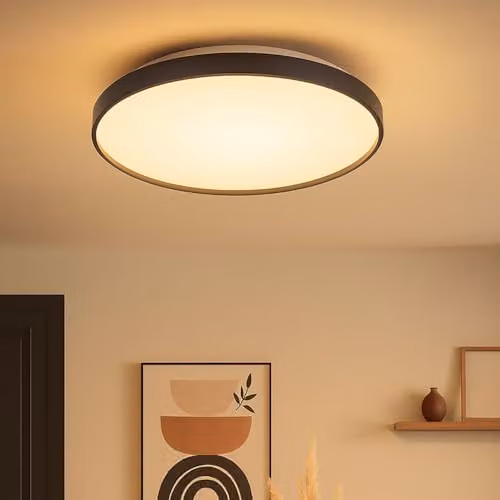 Globo Lighting LED Sphere Ceiling Light in Anthracite and White, Diameter: 48 cm – 2