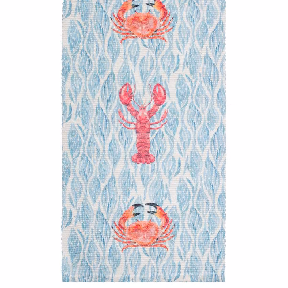 Wylder Abersoch Maritime Table Runner in Blue and Multicolour, W/D/H: 220 x 35 cm – 4