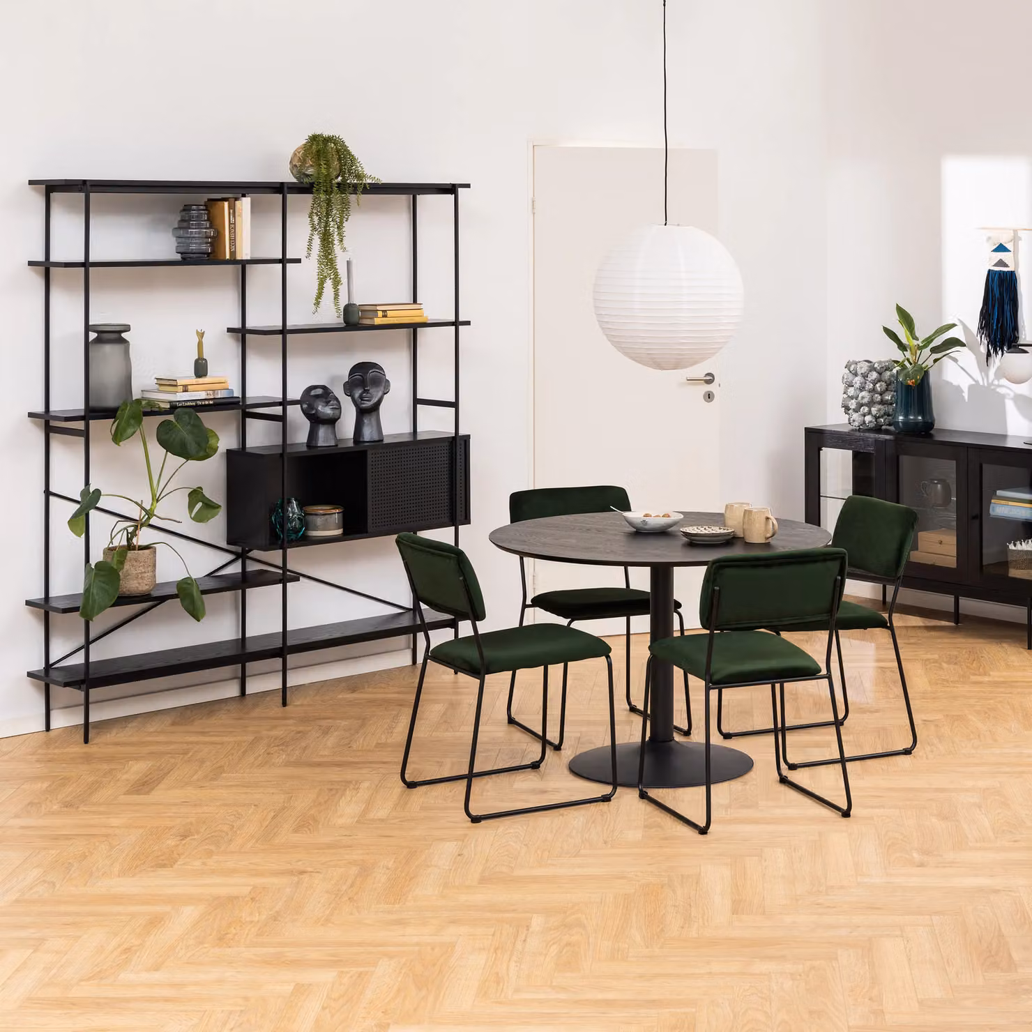 Furniture To Go Ibiza Round Dining Table in Black Ash – 2