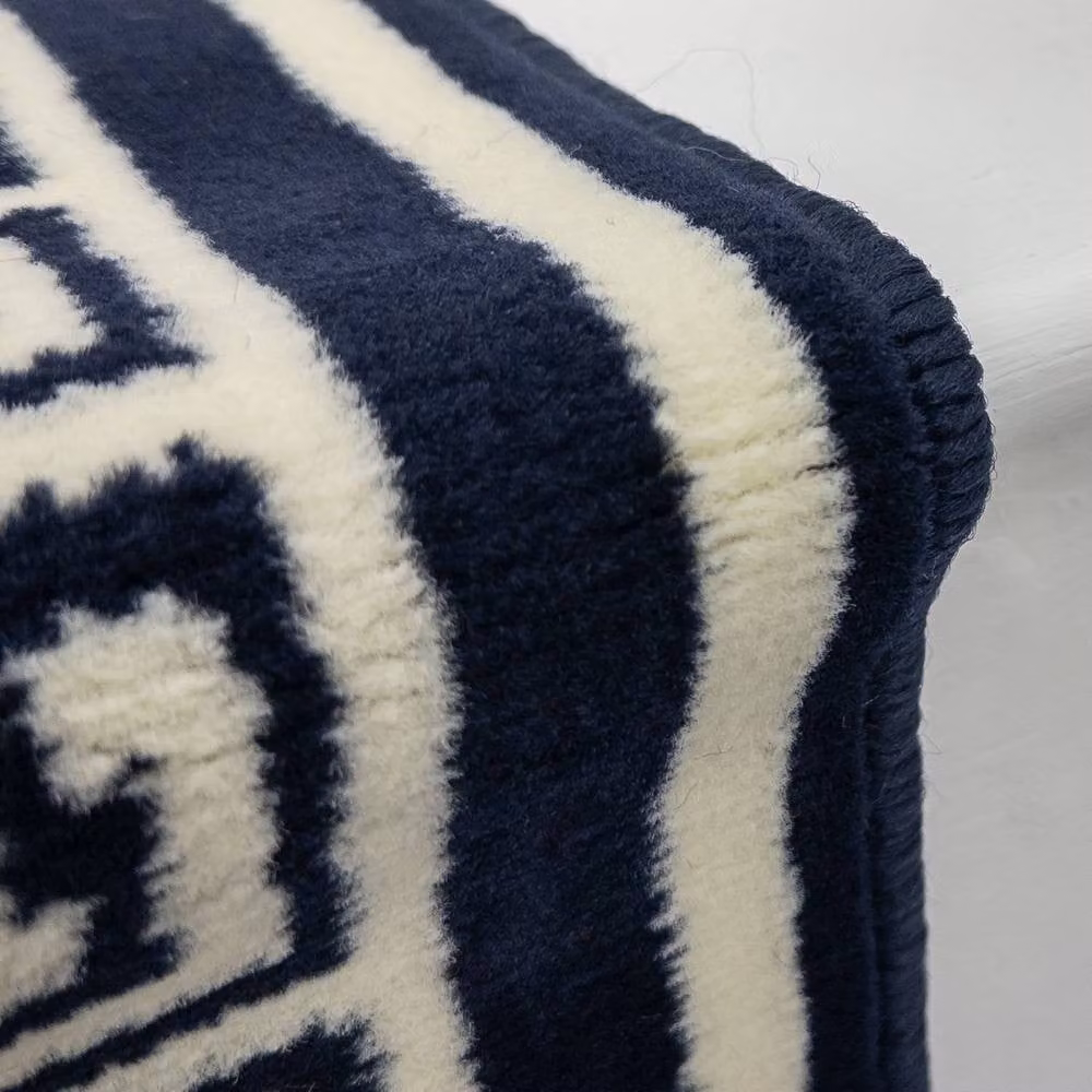runrug Soft and Comfortable Stair Runner in Blue, W: 100 cm, L: 450 cm – 10