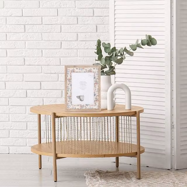 The Port. Co Gallery Floral Linen Rectangular Wooden Frame, Multicolour, W: 17.78 cm x H: 12.7 cm