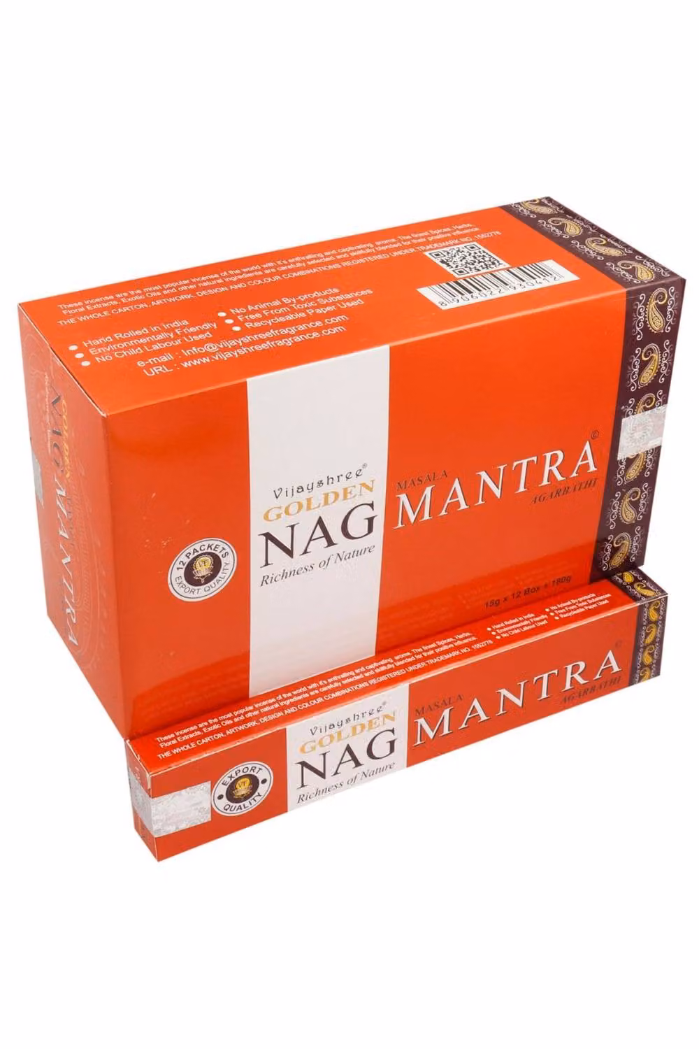 KDMD Golden Nag Mantra Incense Sticks for Meditation and Relaxation, 15g, Red and Gold – 2