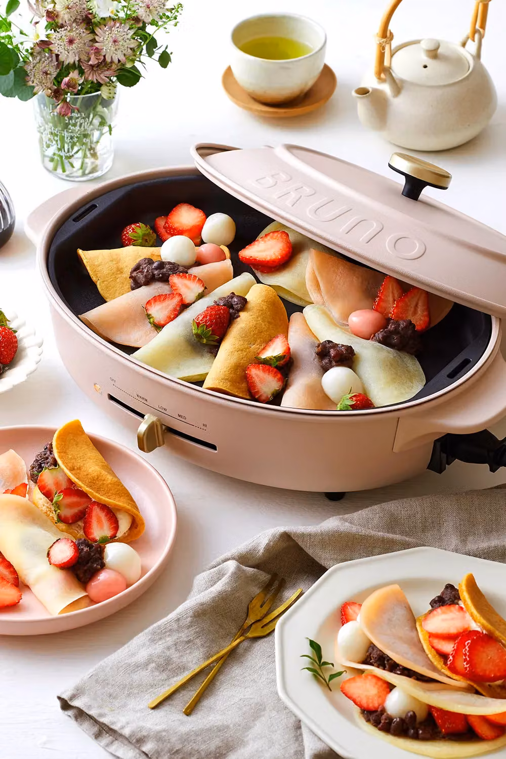 BRUNO Oval Hot Plate in Pink – 2