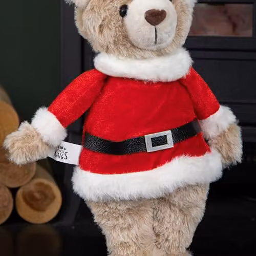 Samuel ALEXANDER 35cm Plush Standing Teddy Santa Christmas Decoration – 3