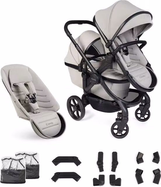 iCandy Peach 8 Double Complete Bundle in Taupe