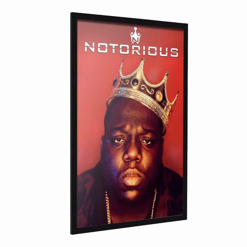 Biggie Smalls Notorious Crown Maxi Paper Poster in Gold – 2