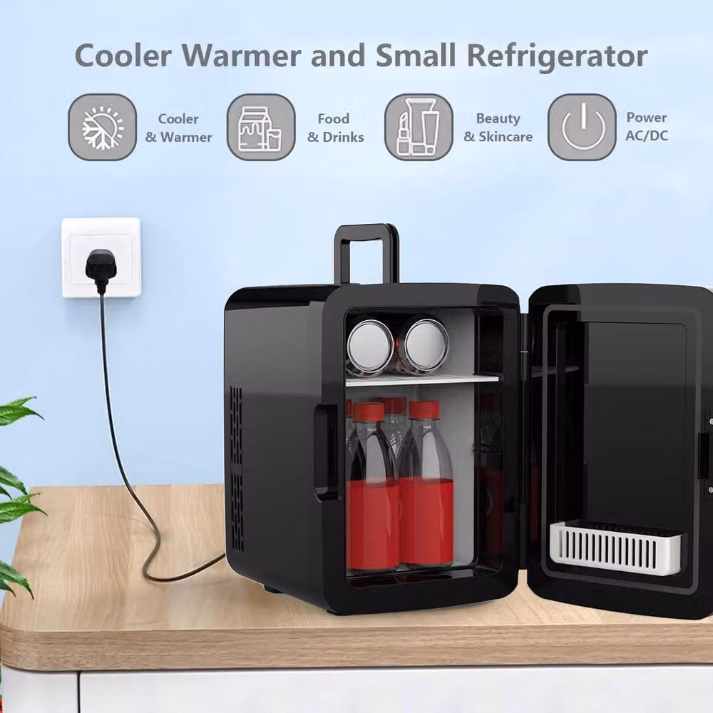 Crystals 10L Portable Mini Electric Cooler Fridge in Black – 3