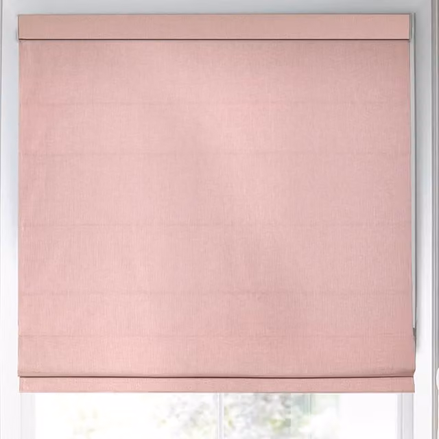 Laura Ashley Easton Made to Measure Blackout Roman Blind in Pink