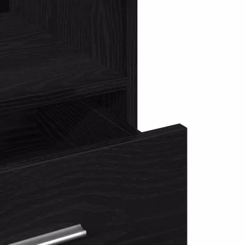 vidaXL Podium in Black Oak Engineered Wood, W/D/H: 55 x 55 x 107 cm – 5